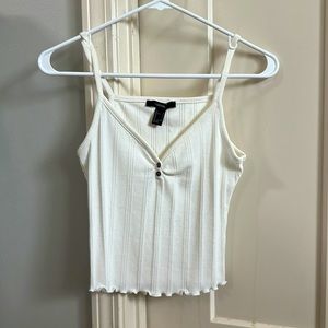 White Forever 21 tank